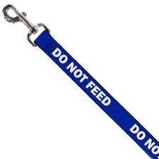  Buckle Down Reactive Warning Dog Leash DO NOT FEED