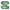 Waudog Nylon Dog Collar Ethno Green
