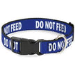  Buckle Down Reactive Warning Dog Collar DO NOT FEED