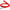 Waudog Leather Snap Leash 9mm - Red image
