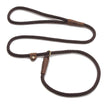 Mendota British Style Small Slip Leash 10mm x 1.2m - Dark Brown image