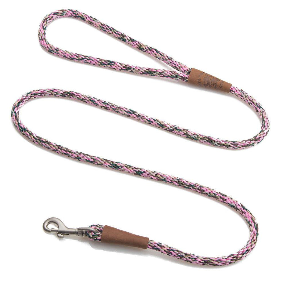 Mendota Pet Small Clip Leash 10mm x 1.8m - Pink Camo image