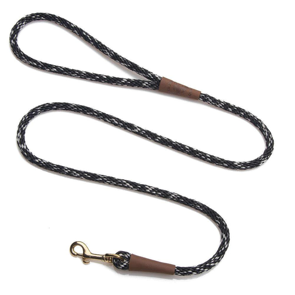 Mendota Pet Small Clip Leash 10mm x 1.8m - Salt and Pepper image