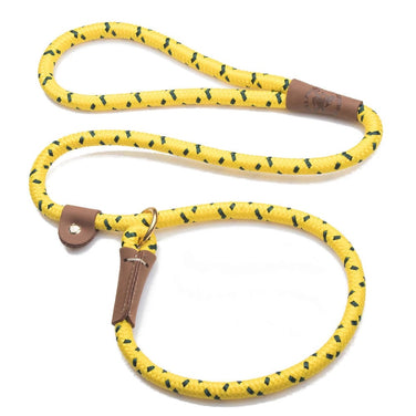 Mendota Pet British Style Slip Leash 13mm x 1.2m - Hi-Viz Yellow image