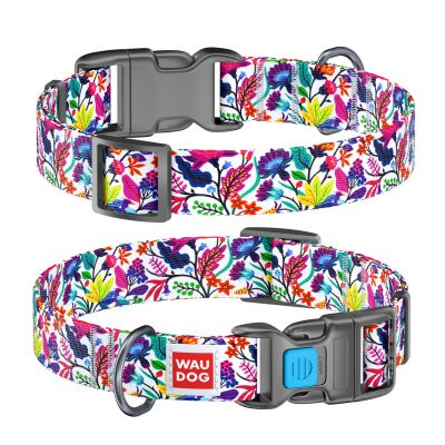 WAUDOG Nylon Collar Flowers