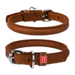 Waudog Round Soft Leather Dog Collar XSmall