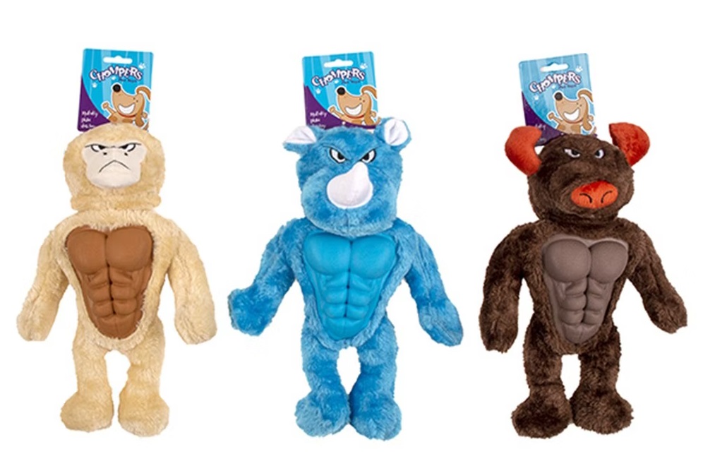 Chompers Plush Muscle Animals